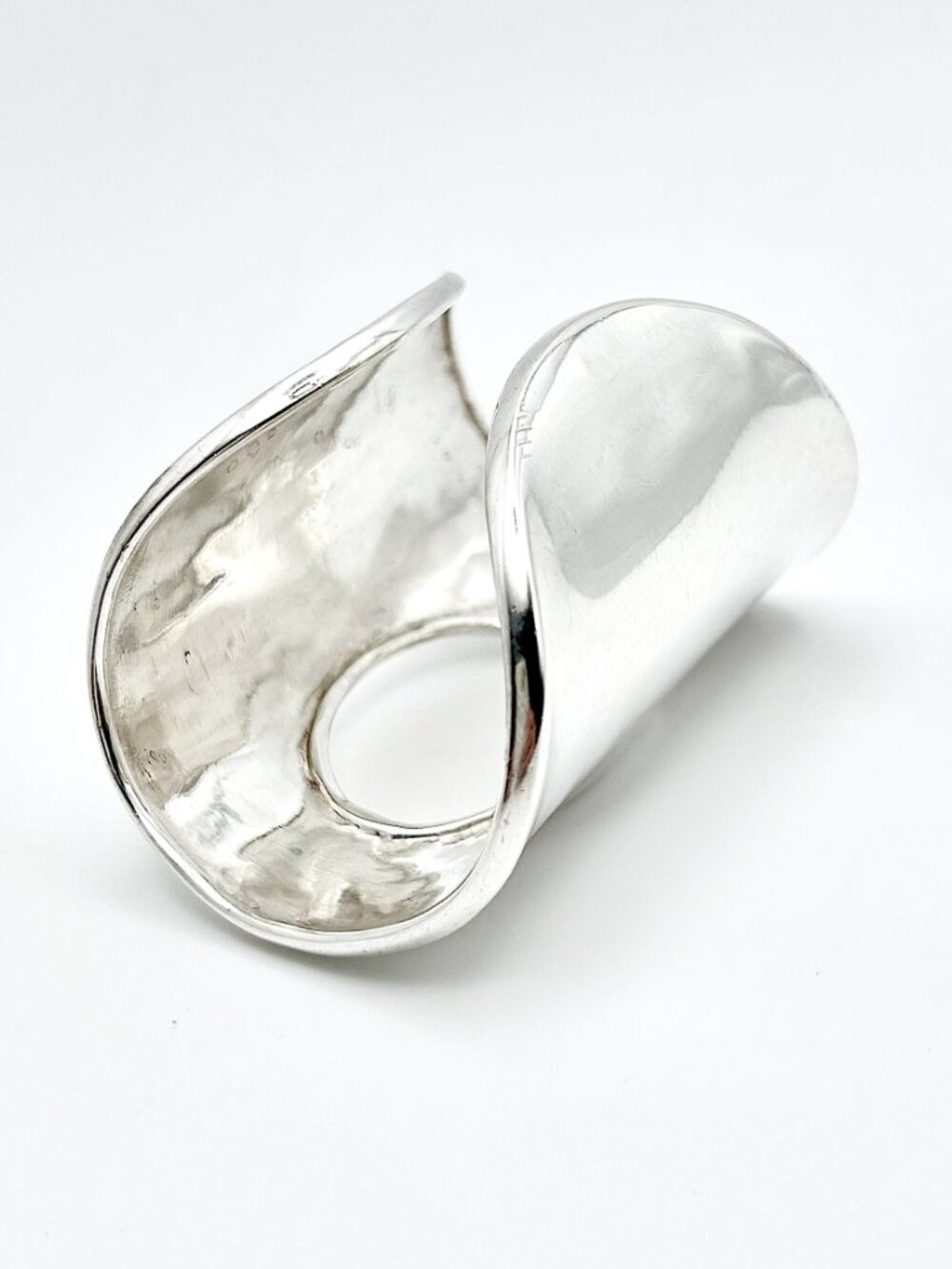 RARE Vintage Massive 110 Grams Sterling Silver RLM Cuff - Picture 6 of 13